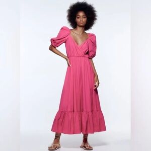 Zara maxi- hibiscus pink. So cute!